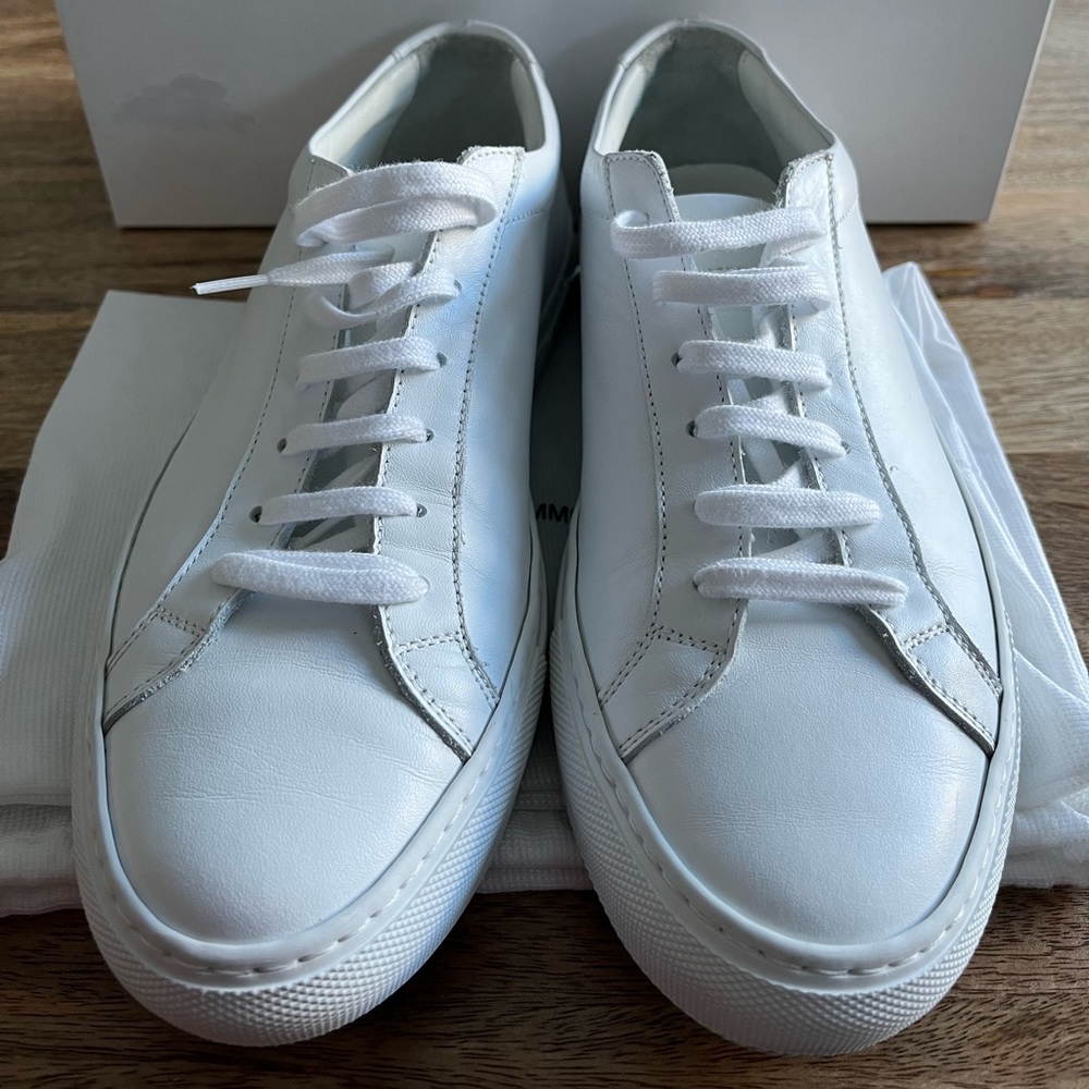 Common Projects Original Achilles Leather - White, Womens size 9US/39EU
